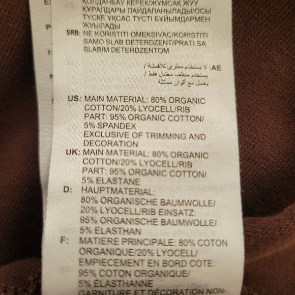 Adidas Crewneck Organic Cotton End Platic Waste Embroidered Logo Tshirt Large - Picture 11 of 12